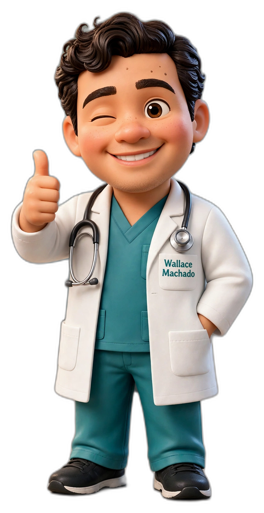Prof. Wallace Machado aprovando